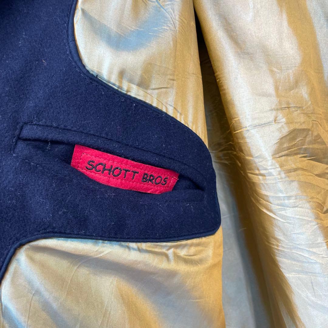 Schott スタジャン 5XL 牛革