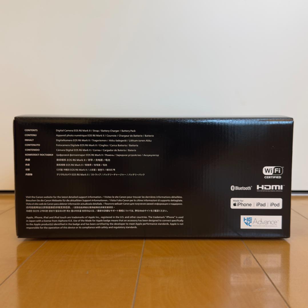 新品未開封 Canon EOS R6 Mark II