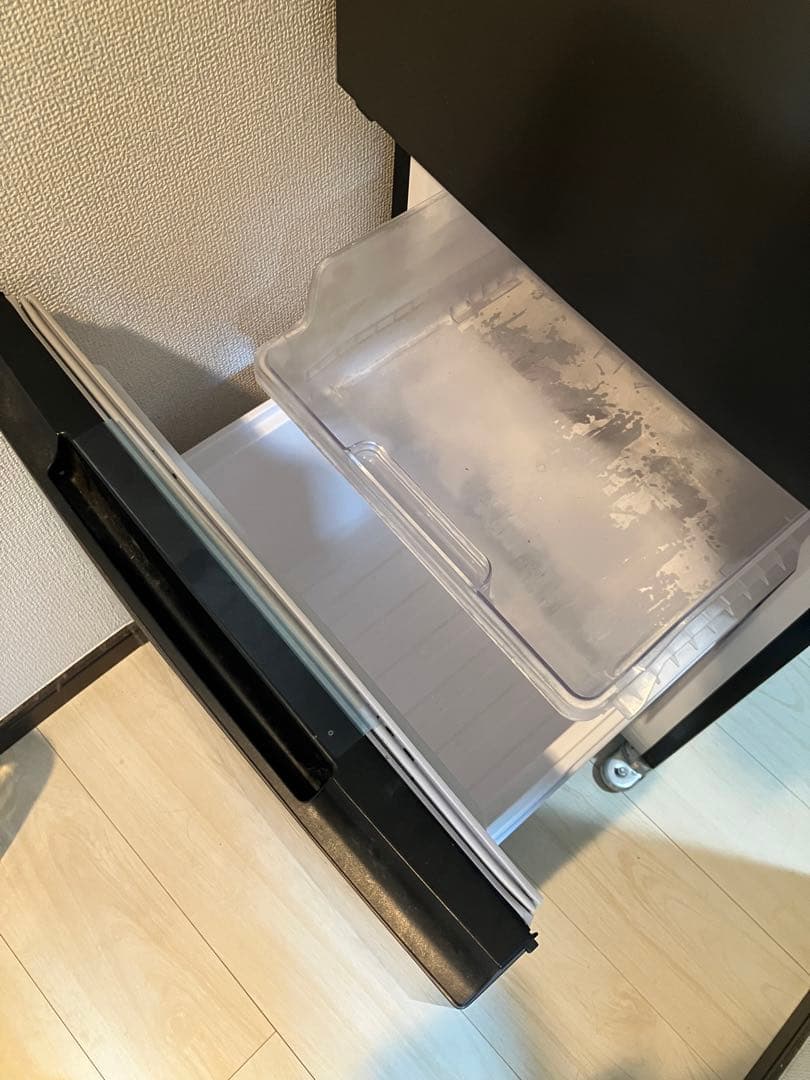 SHARP ブラック 冷蔵庫 下冷凍式