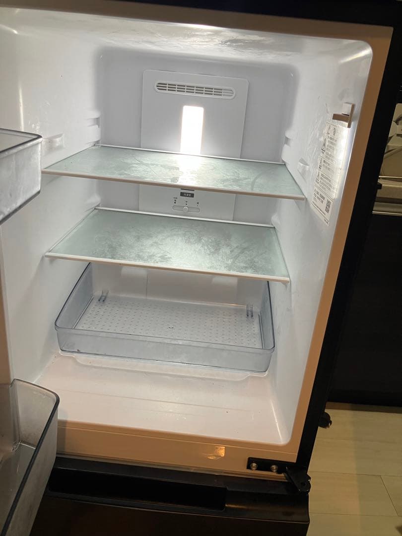 SHARP ブラック 冷蔵庫 下冷凍式