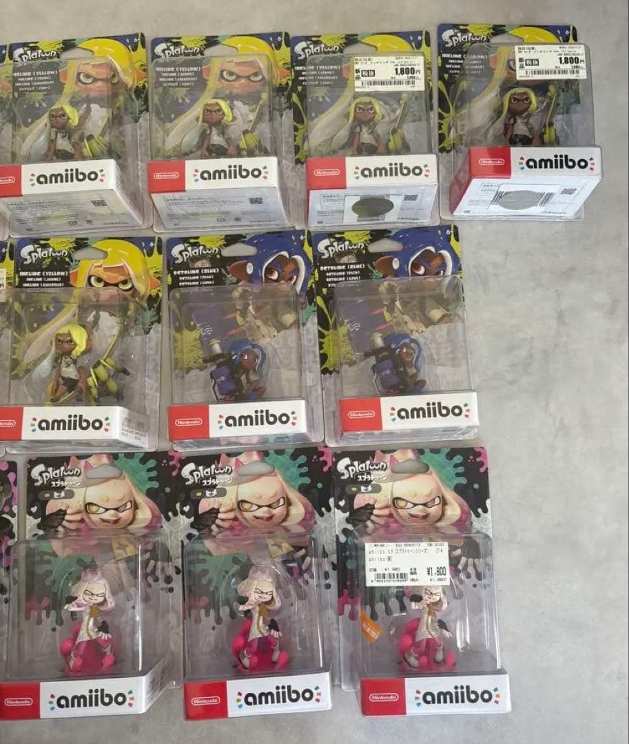 amiibo フィギュアセット 17個セット　スプラトゥーン ゼノブレイド