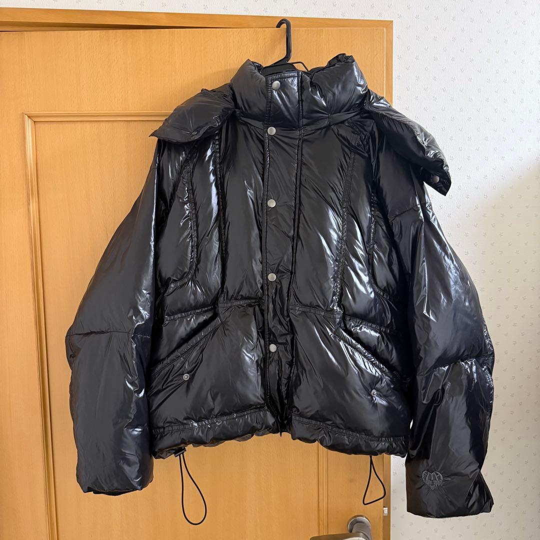 HTH two way puffy JK ダウン 黒 ブラック リバーシブル
