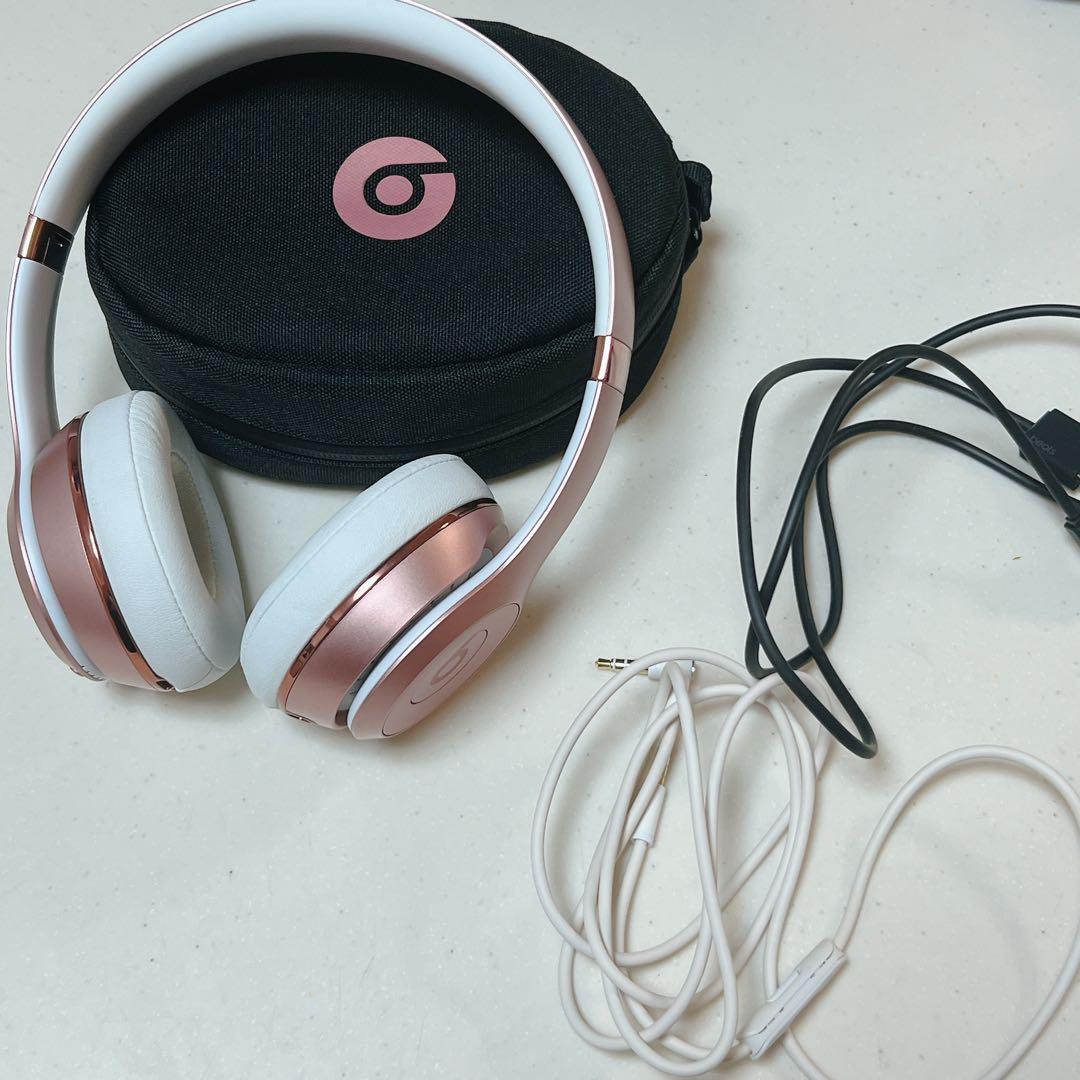Beats Beats Solo3 ワイヤレスヘッドホン　ローズゴールド