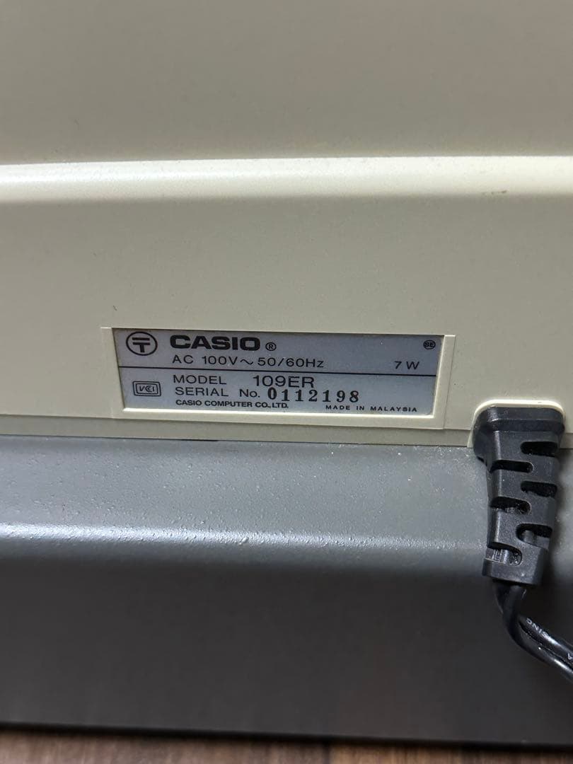CASIO 109ER レジスター