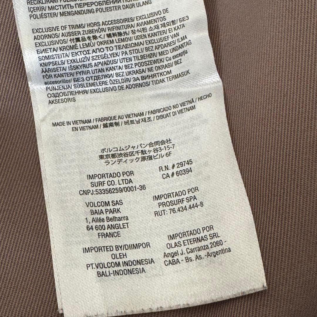 ボルコム スノボウェア セットアップ 日本M相当