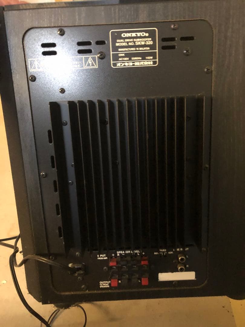 最終お値下げ）））ONKYOサブウーファー SKW-320
