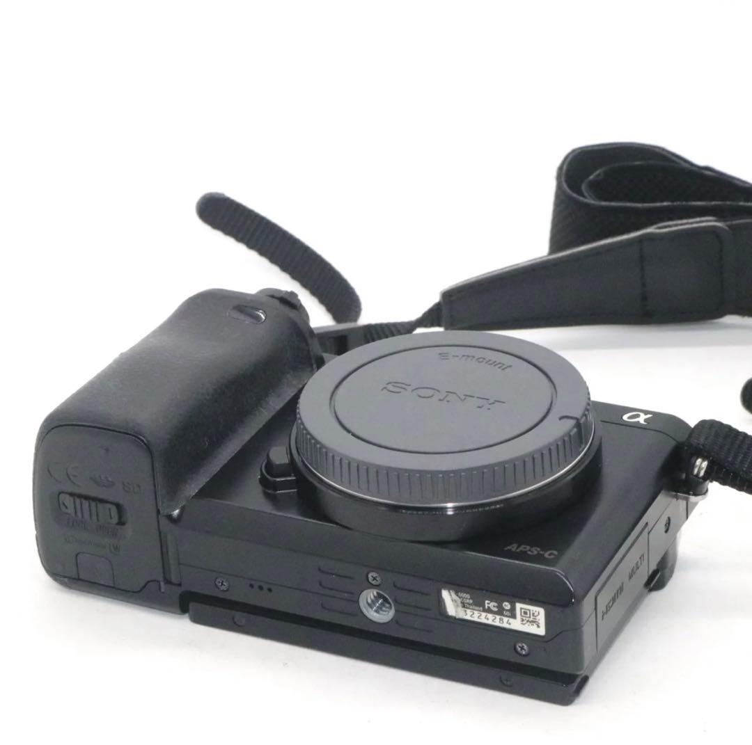 SONY α6000 ボディ ブラック ILCE-6000 B バッテリー計3個