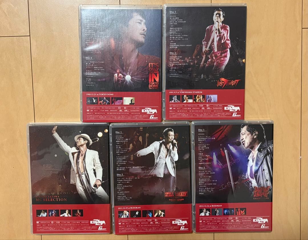 矢沢永吉 Eikichi Yazawa TREASURE BOX DVD 5枚組