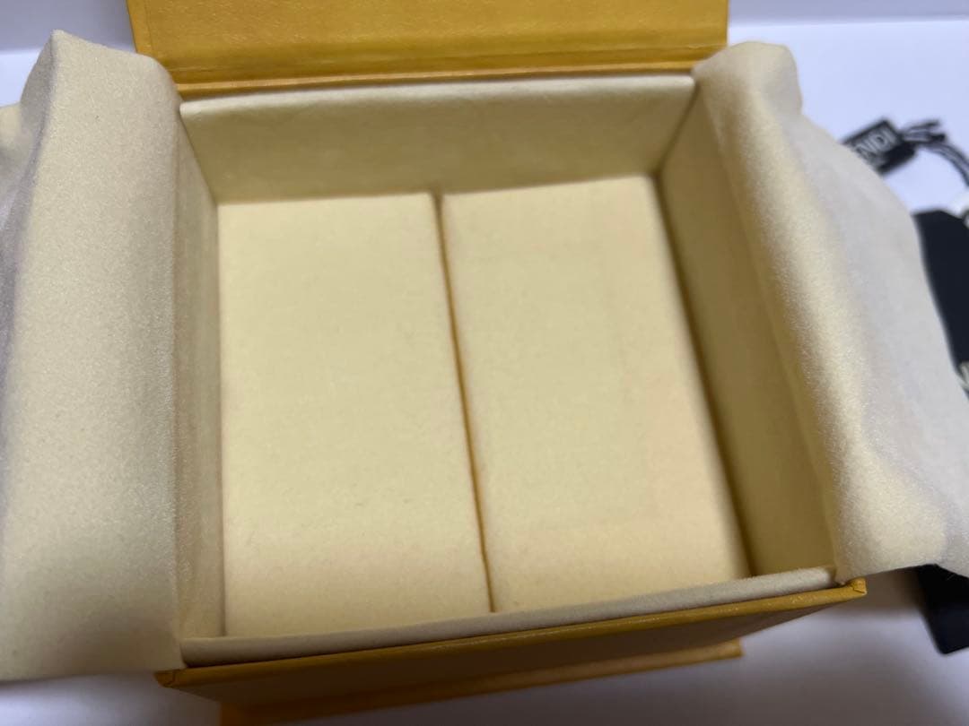 【美品】【最終値下げ】FENDI FF ロゴ　ブレスレット　シルバー　Lサイズ