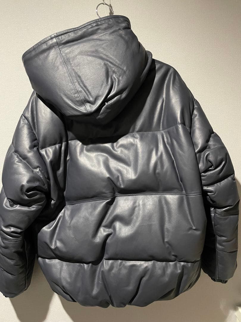 NEIGHBORHOOD × Schott レザーダウン サイズM ネイビー