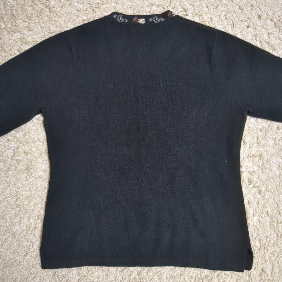 【新品】アンサンブル カシミヤ100%　ナチュラーレ　高級百貨店　セーター　黒