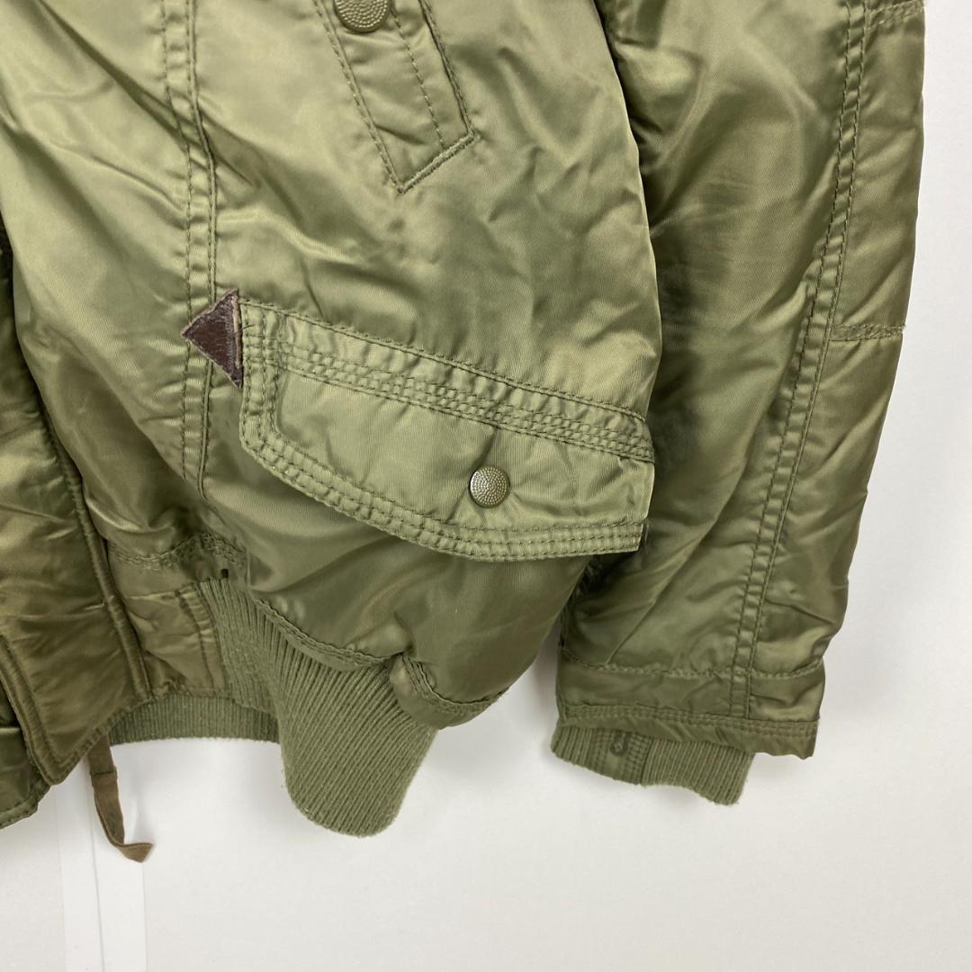 訳あり goa ゴア N-2B ブルゾン ミリタリージャケット ラクーンファー