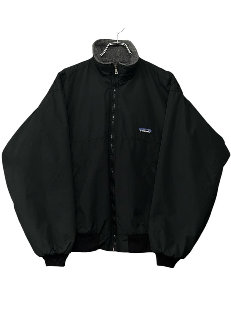 02年製 patagonia シェルドシンチラ 黒 × 灰 S 美品 ブラック