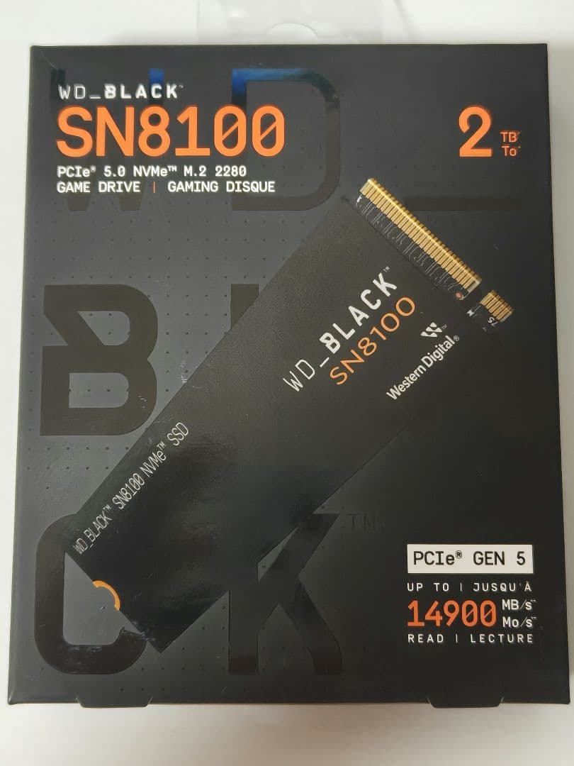 内蔵型SSD WD SanDisk BLACK SN8100 2TB SSD