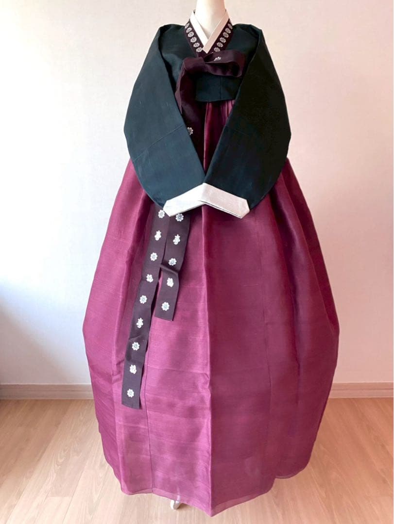 チマチョゴリ 入手困難 美品 天然染色ハンボク 高級名家仕立て