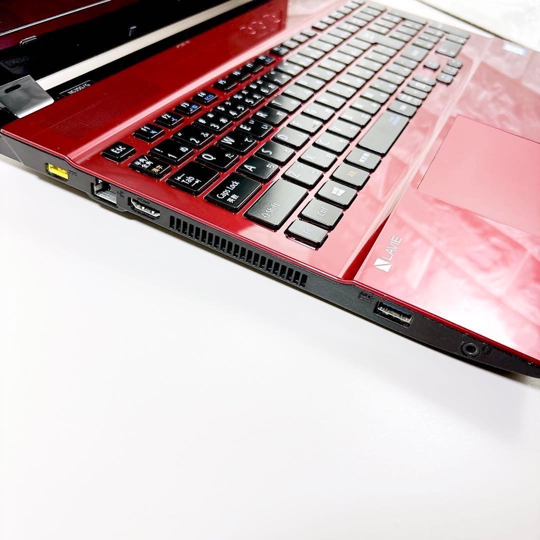 SSDで快適✨メモリ8GB フルHD 第7世代 カメラ ノートパソコン NEC