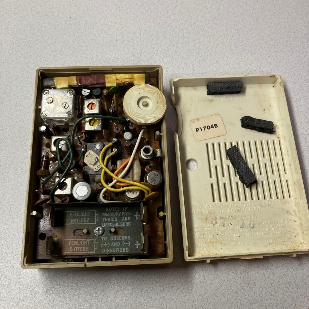 Ｇ.E製　ＡＭラジオ　完動品