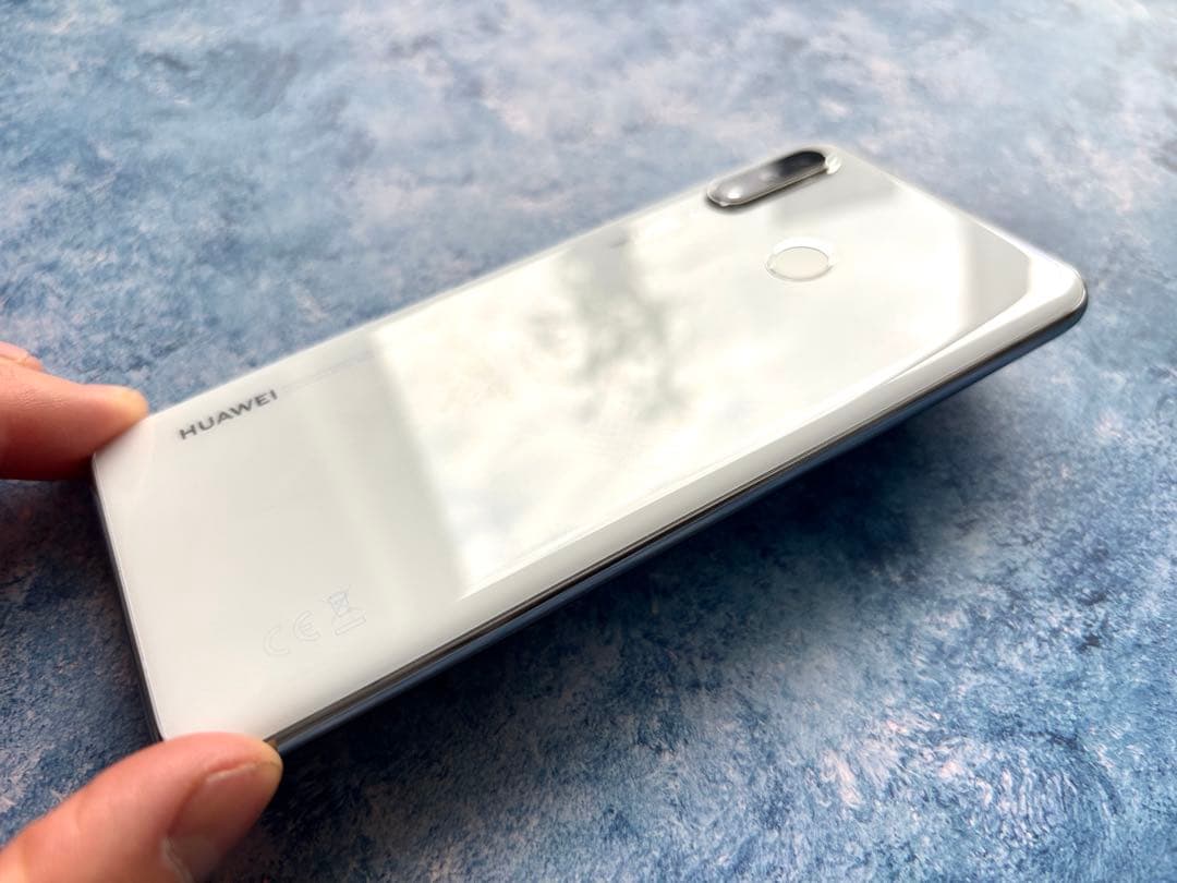 【美品】HUAWEI P30 lite 本体　パールホワイト