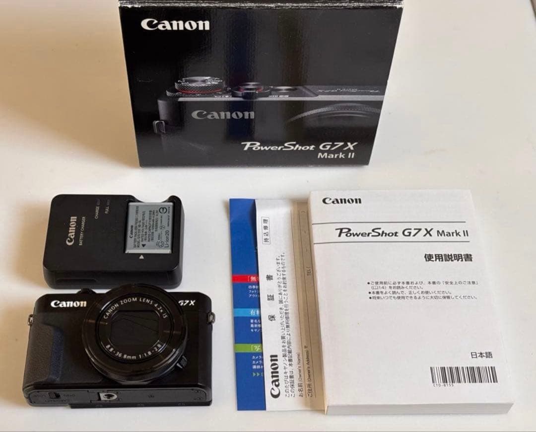 デジタルカメラ Canon PowerShot G7 X Mark II