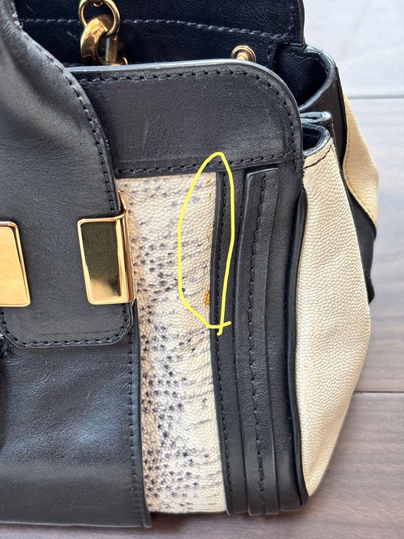 クロエ リトルアリス　蛇柄