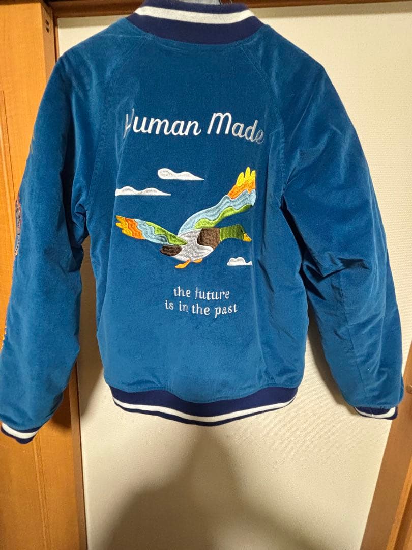 あ*の様 Human Made スカジャン 青 ピンク