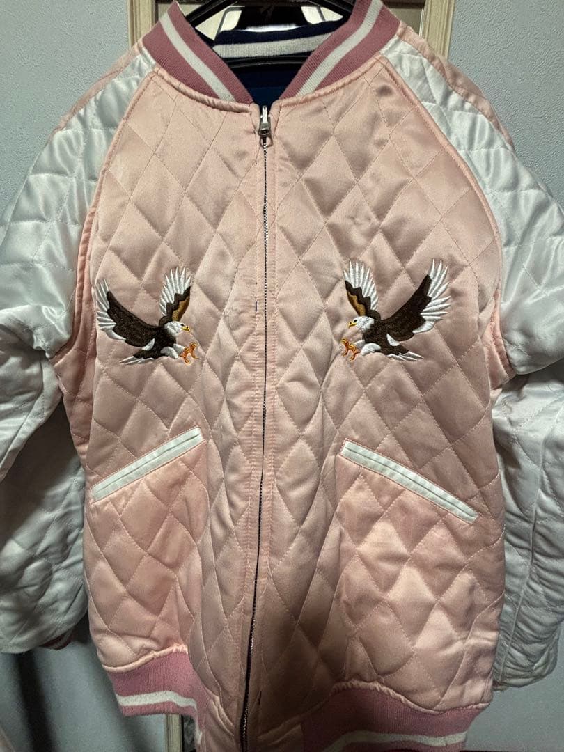 あ*の様 Human Made スカジャン 青 ピンク