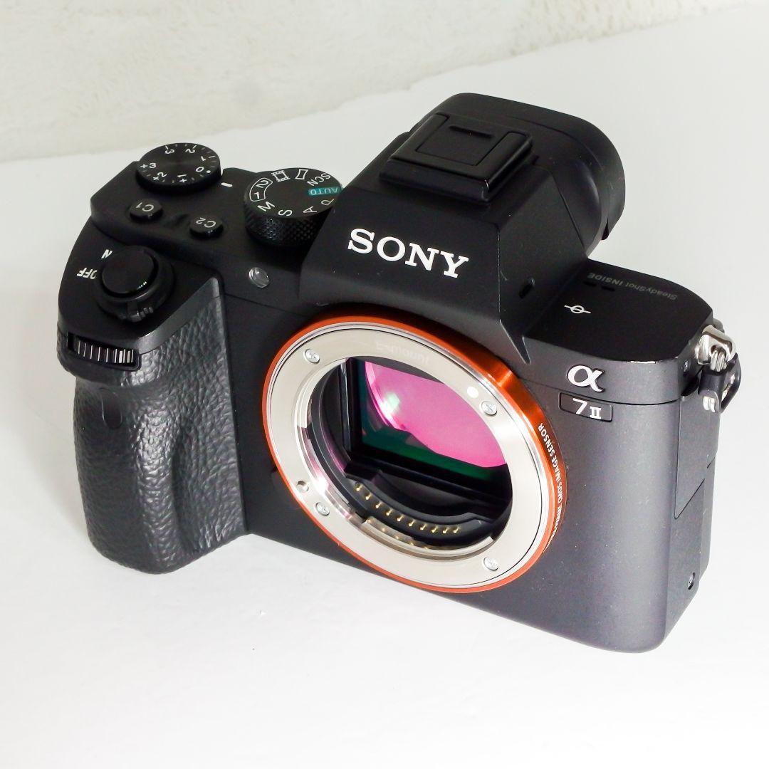 極上美品 5818ショット SONY α7II 元箱有 返品保証有 ソニー
