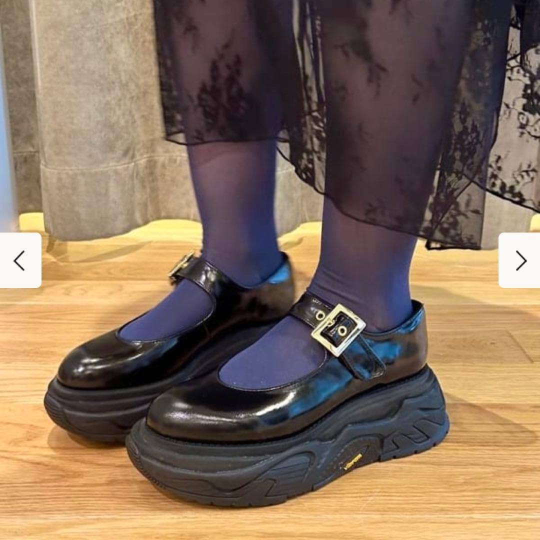 【美品】Ray BEAMS ボリュームソール メリージェーン 24cm