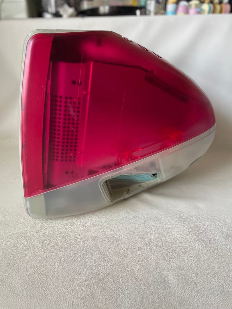 Apple アップル iMac G3 モニター スケルトン レッド 中古品