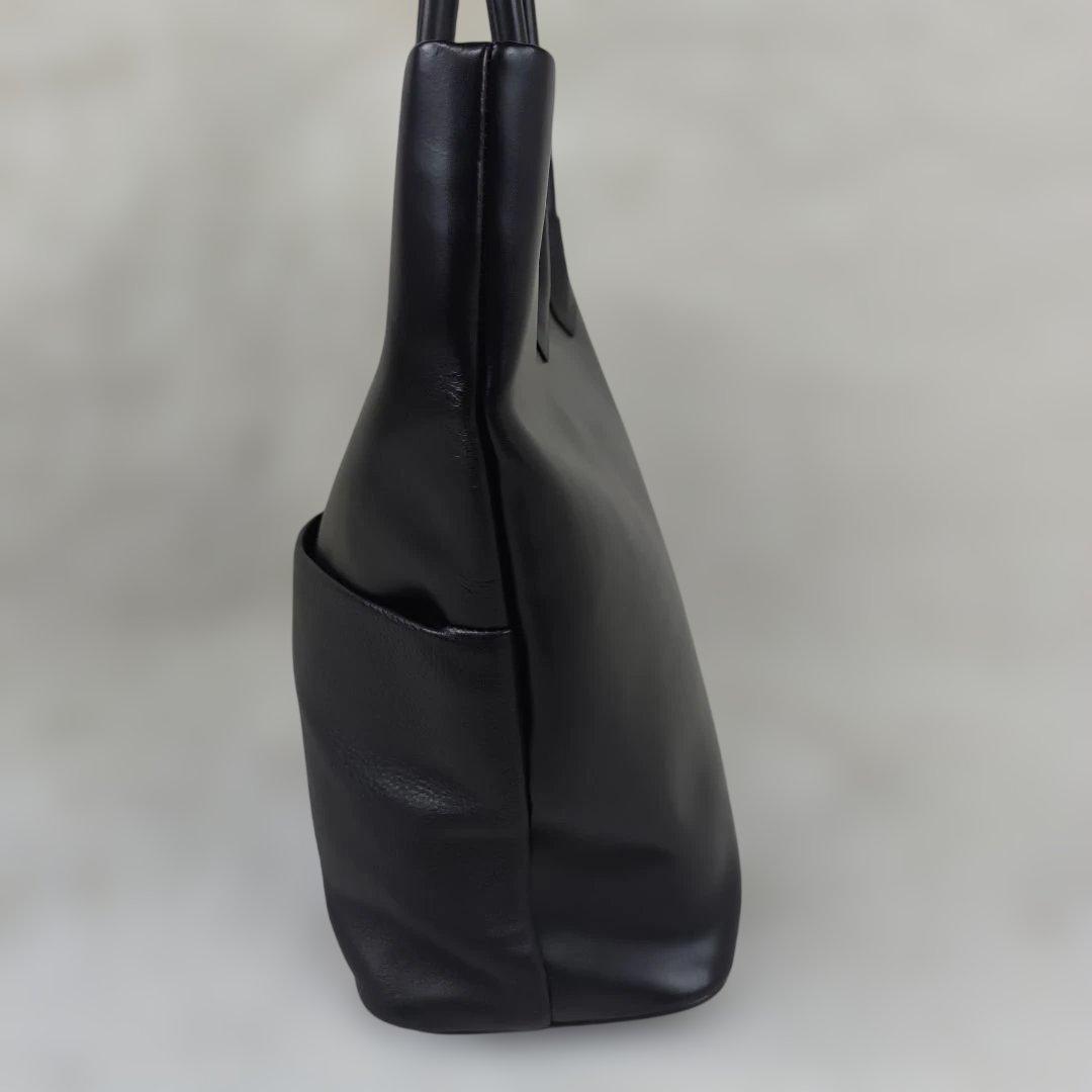 ✨美品✨ ビューティーユース トートバッグ レザー 肩掛け A4可 シボ革 黒