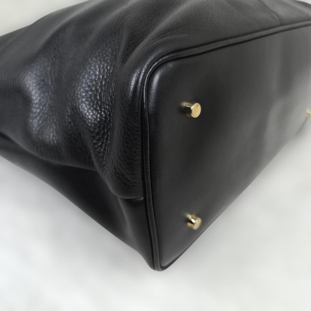 ✨美品✨ ビューティーユース トートバッグ レザー 肩掛け A4可 シボ革 黒