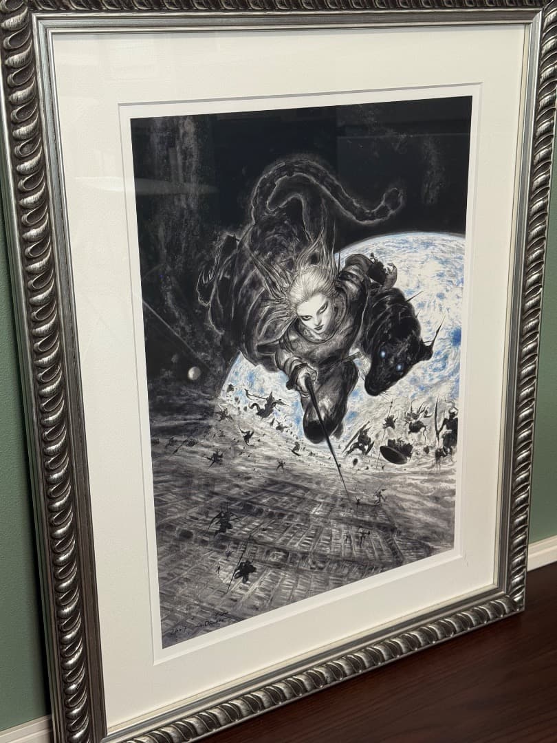 天野喜孝　版画　THE BRAVE　5/80 アールビバン