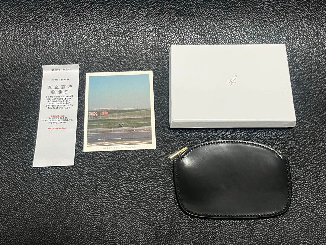 【新品未使用】forme フォルメ Coin purse Cordovan