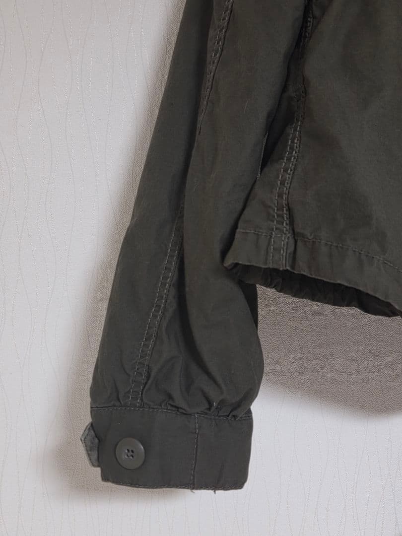 GOA　ファー付きミリタリージャケット　ショート丈