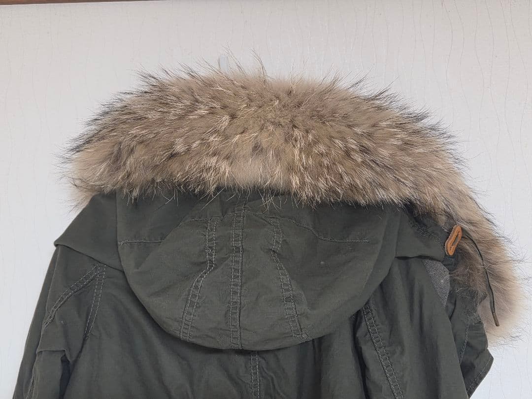 GOA　ファー付きミリタリージャケット　ショート丈