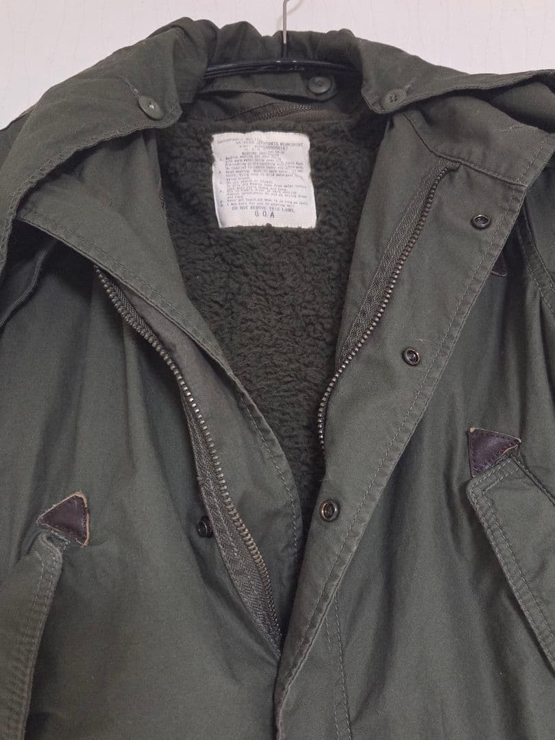 GOA　ファー付きミリタリージャケット　ショート丈
