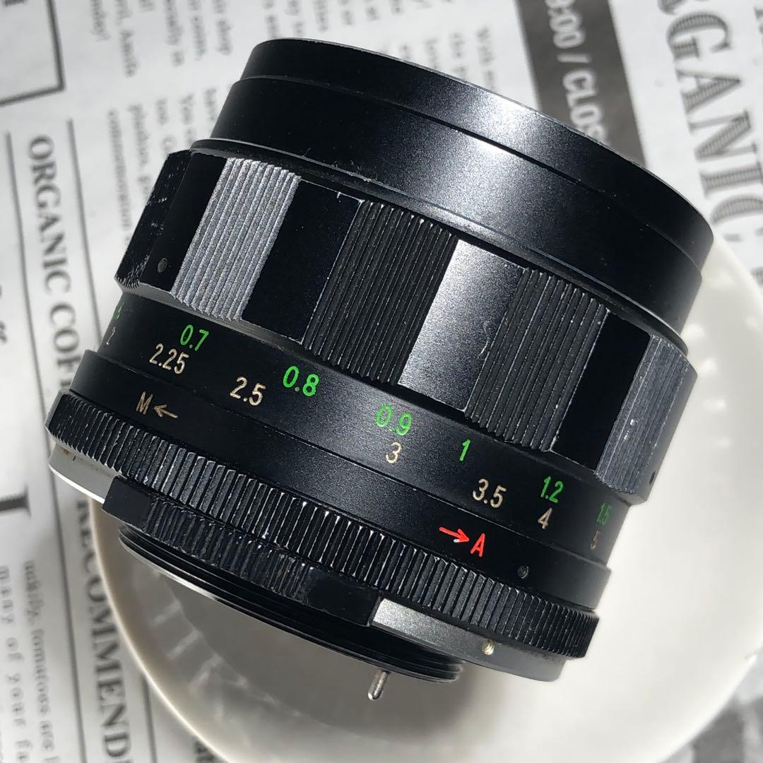 作例有　RICOH 55mm f1.4 m42マウント