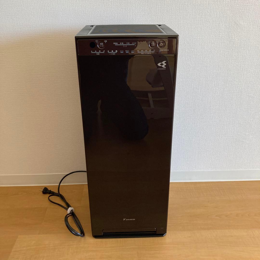 ダイキン ストリーマ空気清浄機（加湿機能付き）ブラック 2020年製 リモコン付