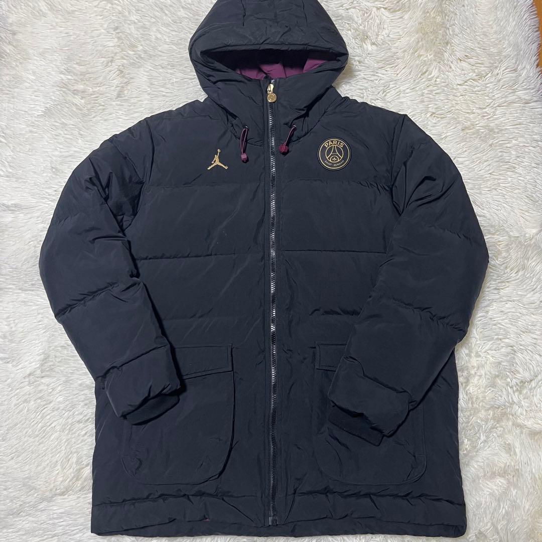 PSG × JORDAN ダウンジャケット ブラック XLサイズ