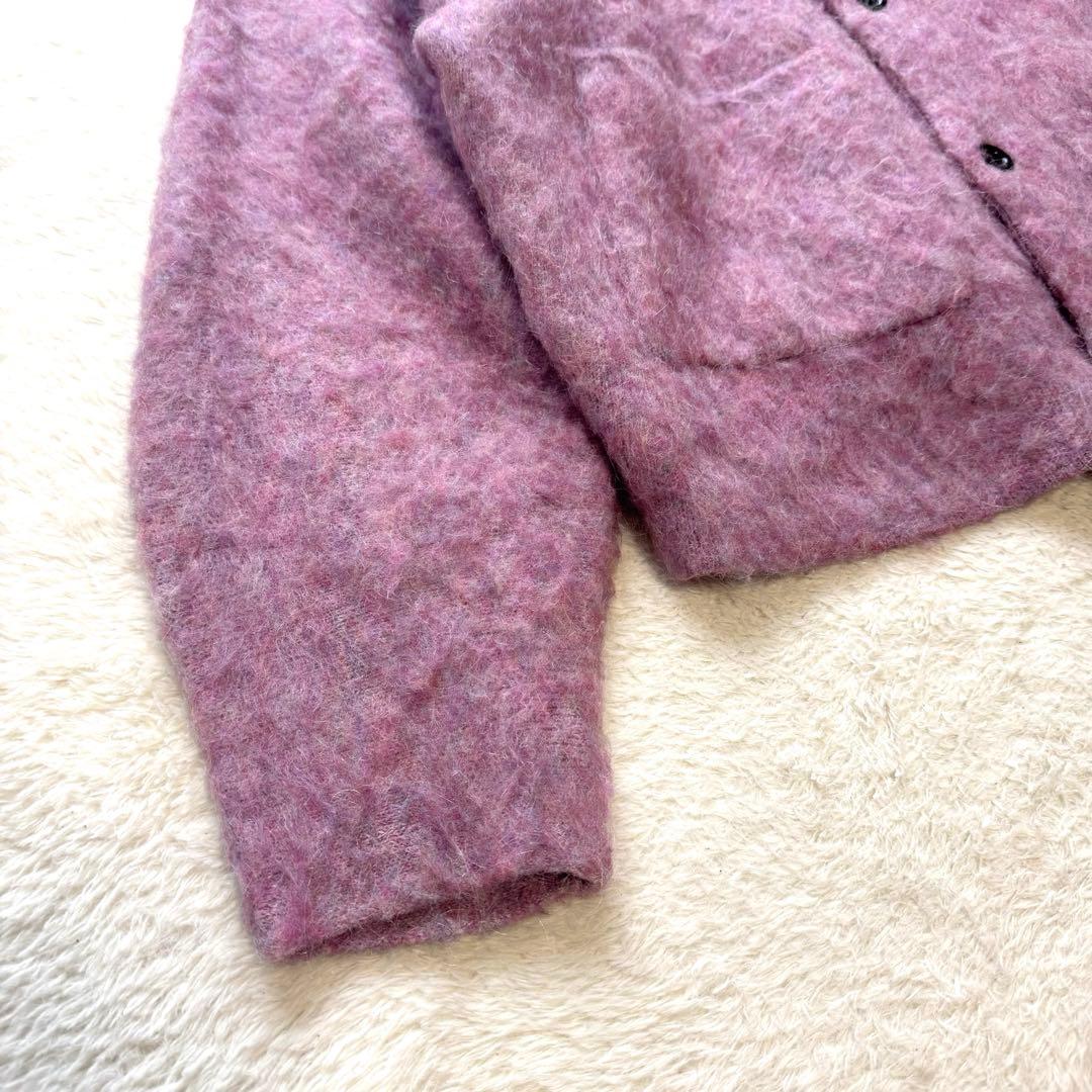 【美品】Knuth Marfミックスモヘヤカーディガン　オーバーサイズ　シャギー