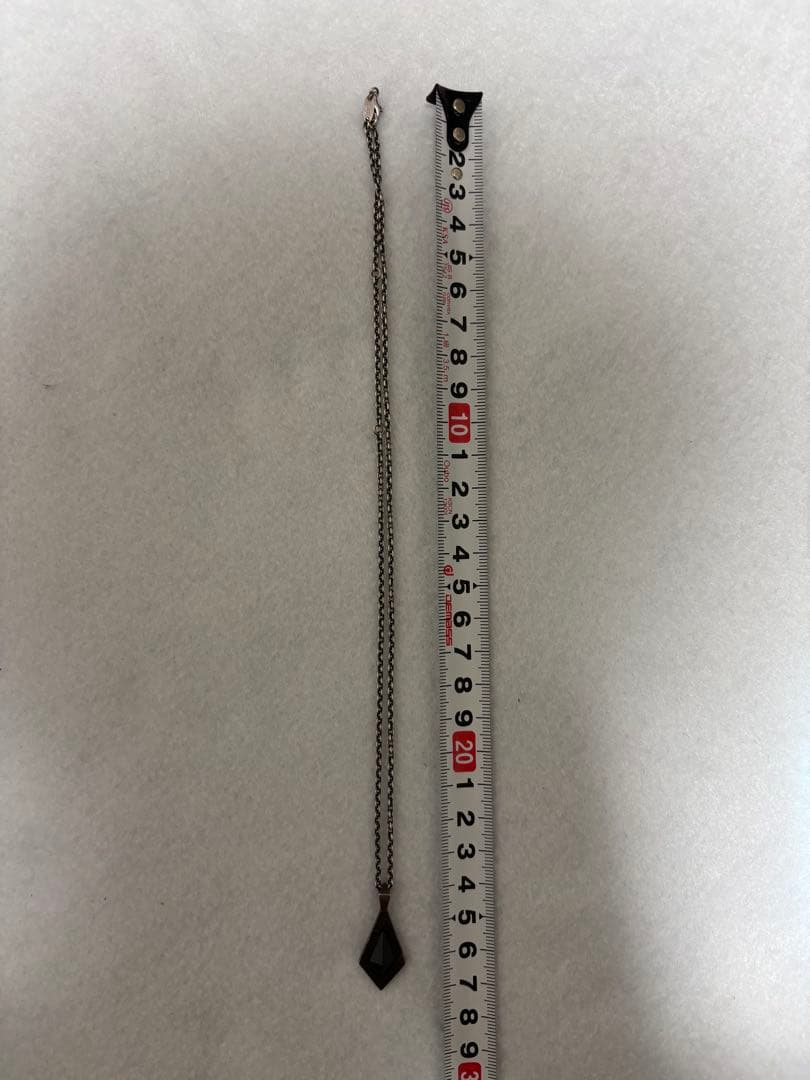 PATRICK COX ダイヤモンド型シルバーネックレス