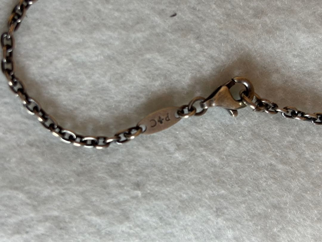 PATRICK COX ダイヤモンド型シルバーネックレス