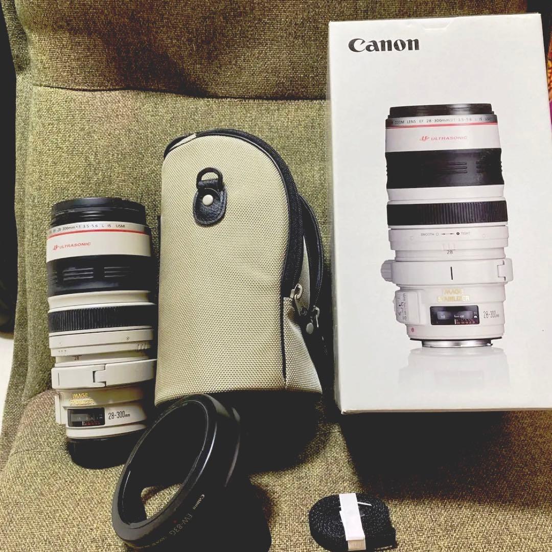 【極美品】CanonカメラレンズEF28-300 F3.5-5.6L ISUSM