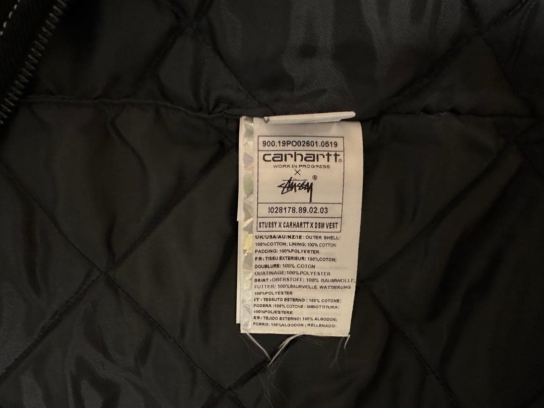 【tortoise 】新品未使用Stussy Carhartt Vest