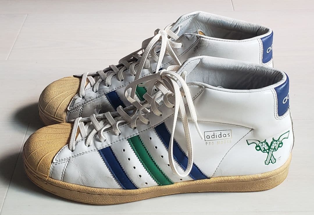 靴 adidas promodel 1970 pistol pete vintage