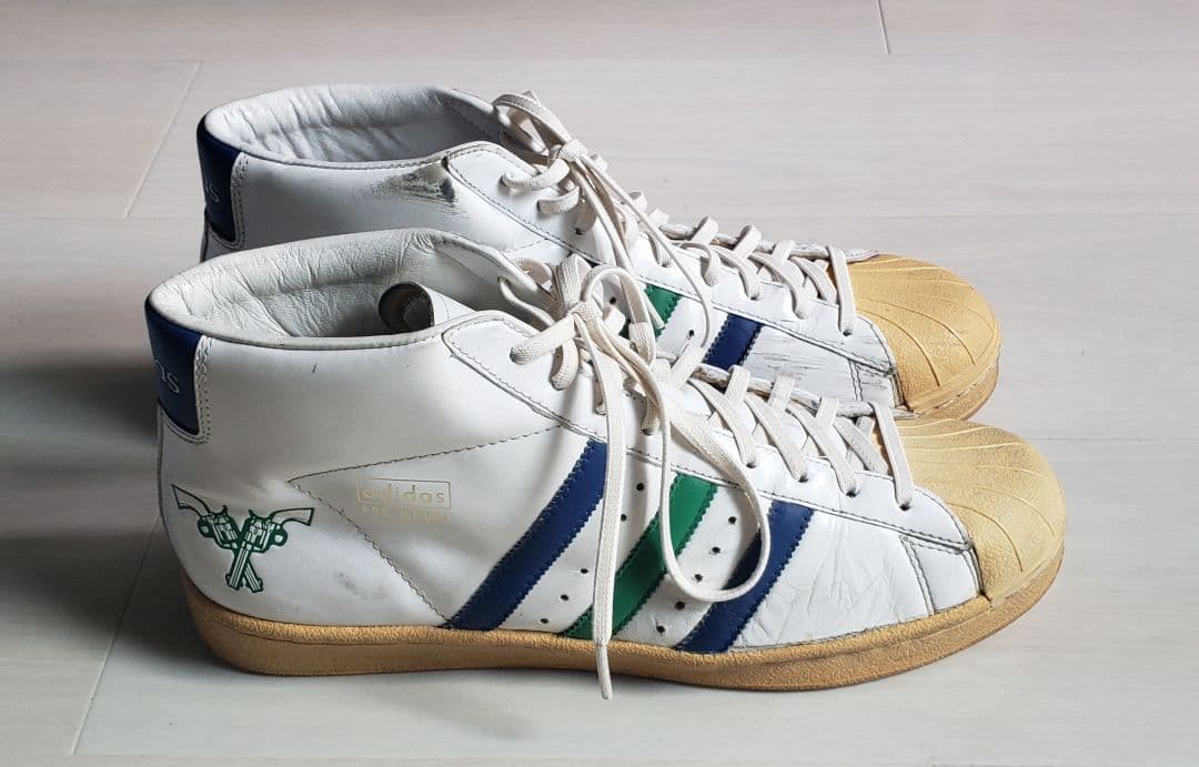 靴 adidas promodel 1970 pistol pete vintage