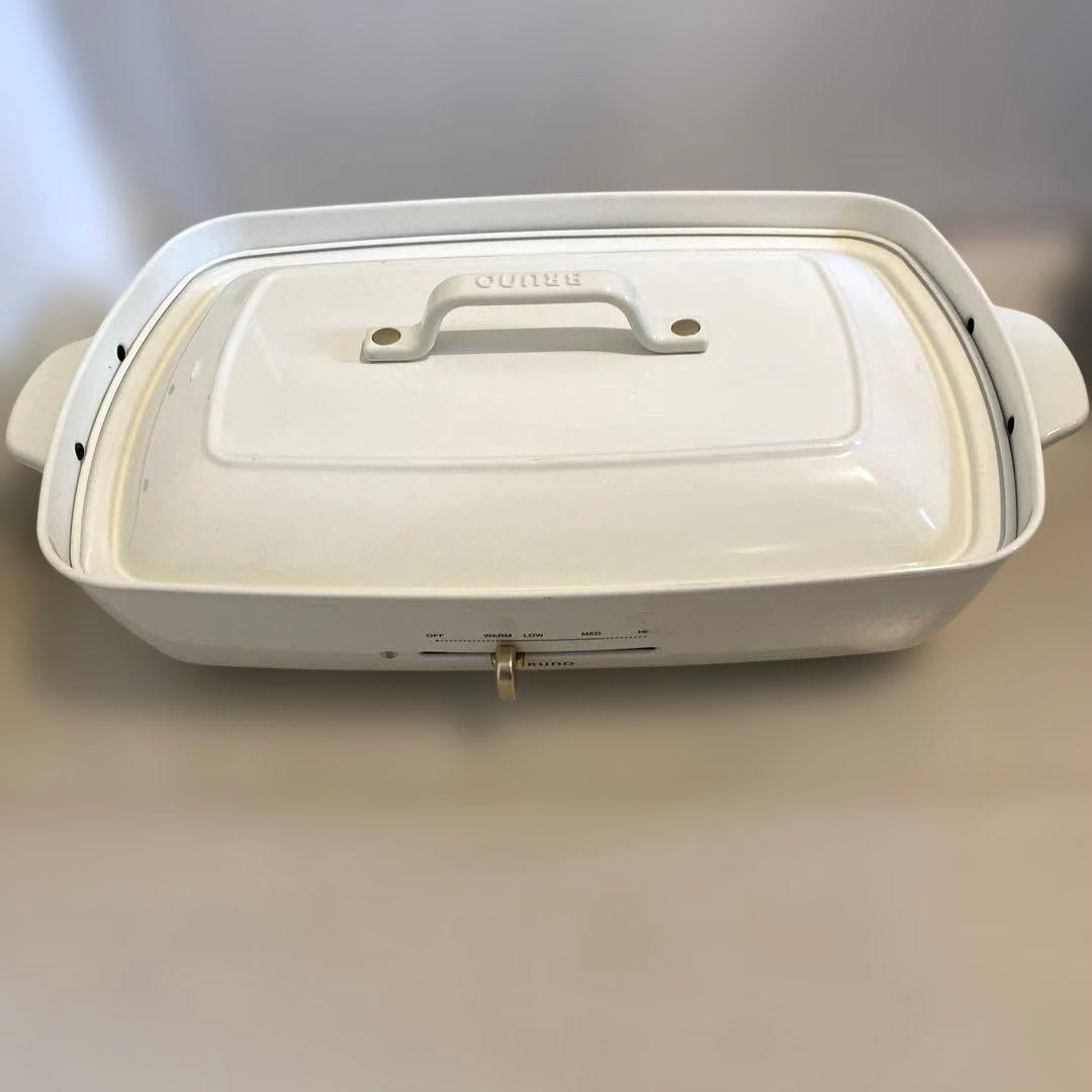 一度のみ使用 BRUNO コンパクトホットプレート グランデ BOE026