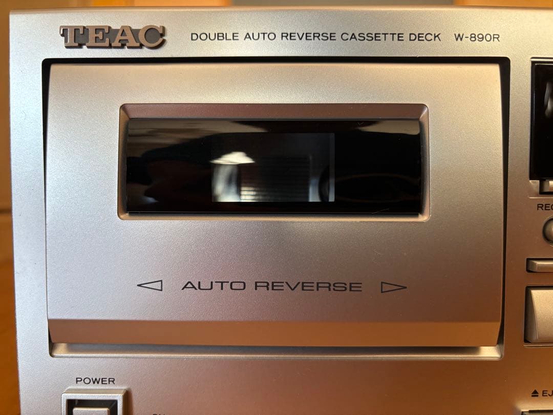 TEAC W‑890R S ダブルカセットデッキ オートリバース搭載