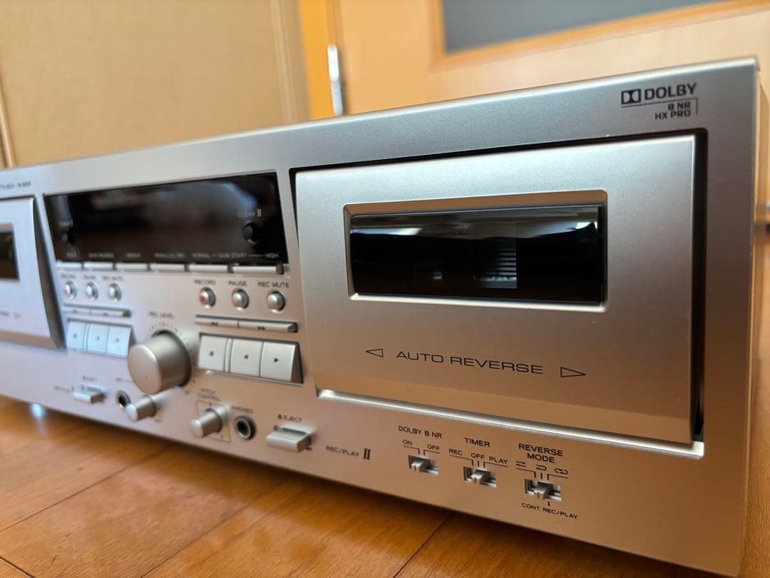 TEAC W‑890R S ダブルカセットデッキ オートリバース搭載
