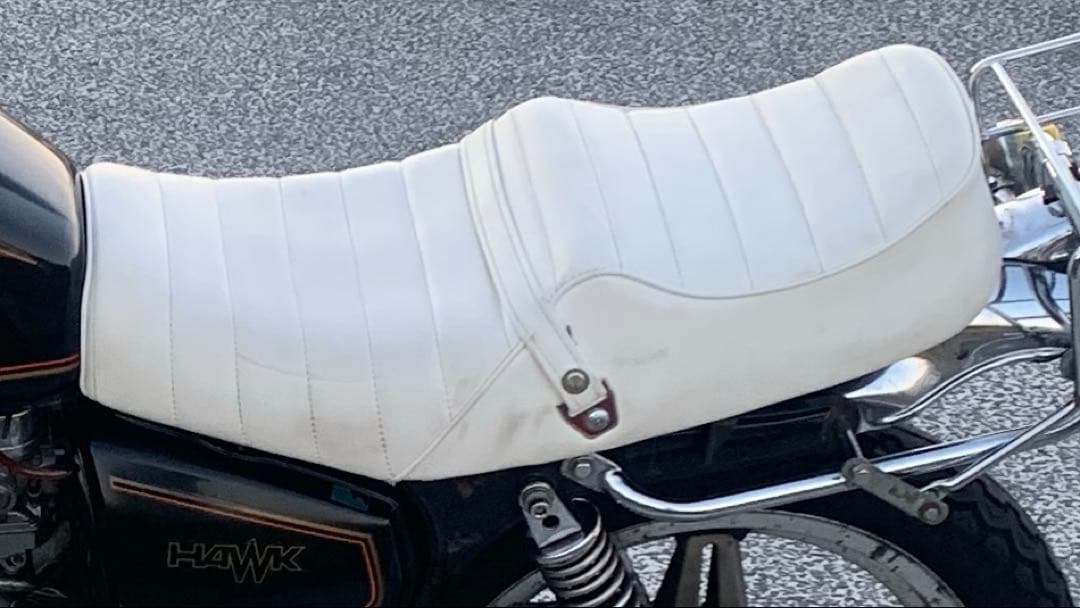 フセイン　送料込み　cb250t ホーク用　タックロール